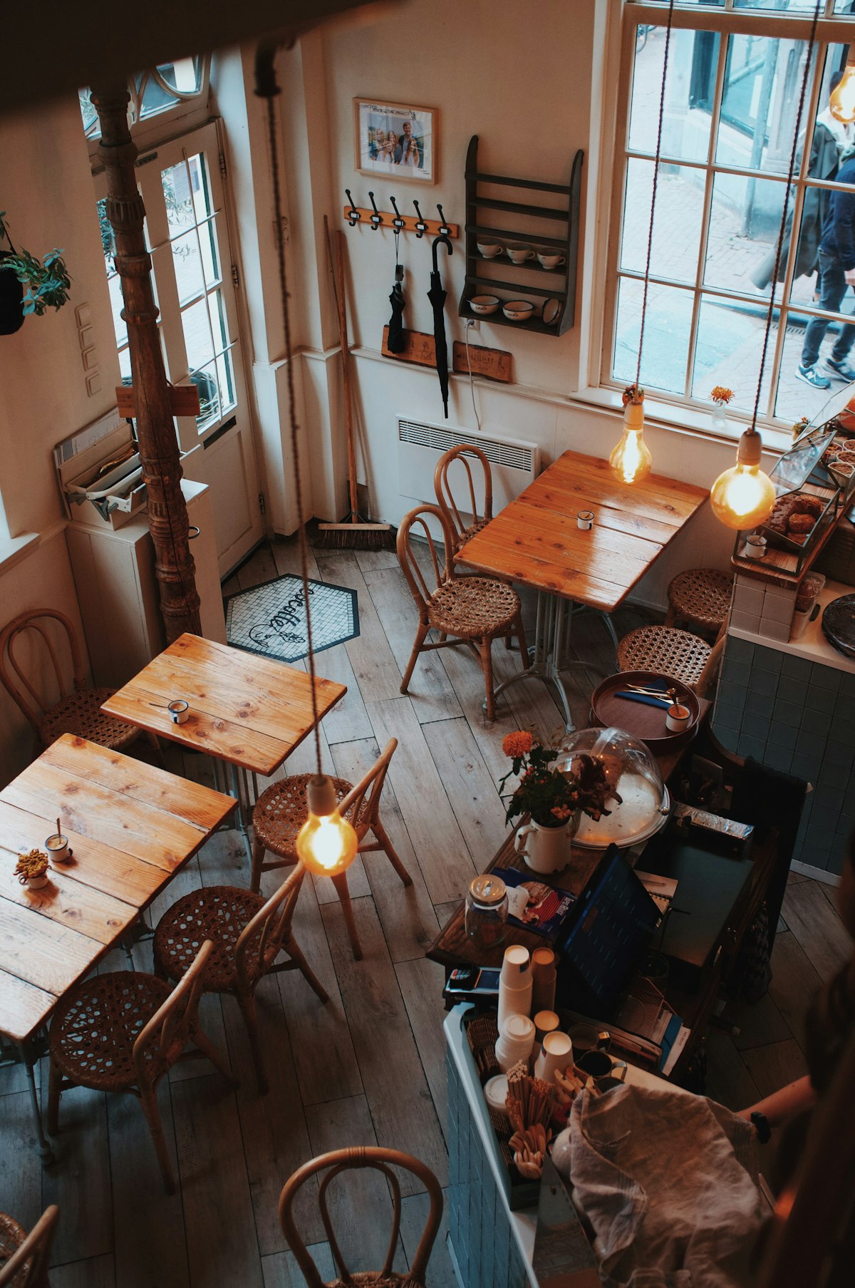 Cozy café interior